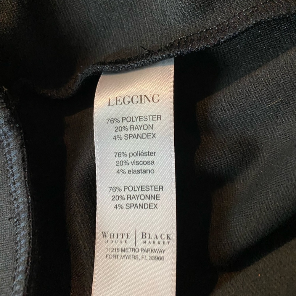 WHBM black pants leggings wide elastic waist Never Worn L
C - Picture 4 of 9